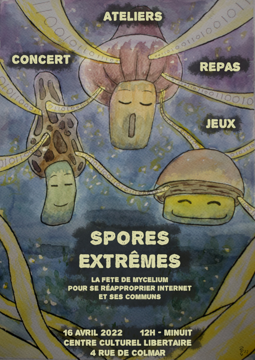 affiche spores extrèmes