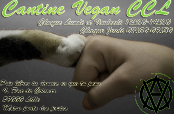 Flyer cantine vegan CCL